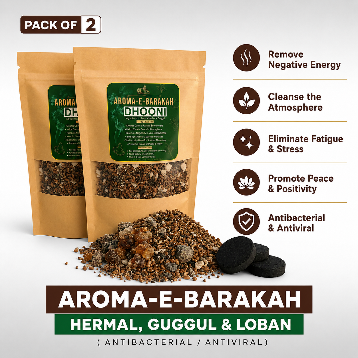 Magical Dhuni Pack (Combination of Harmal, Guggul, Luban)